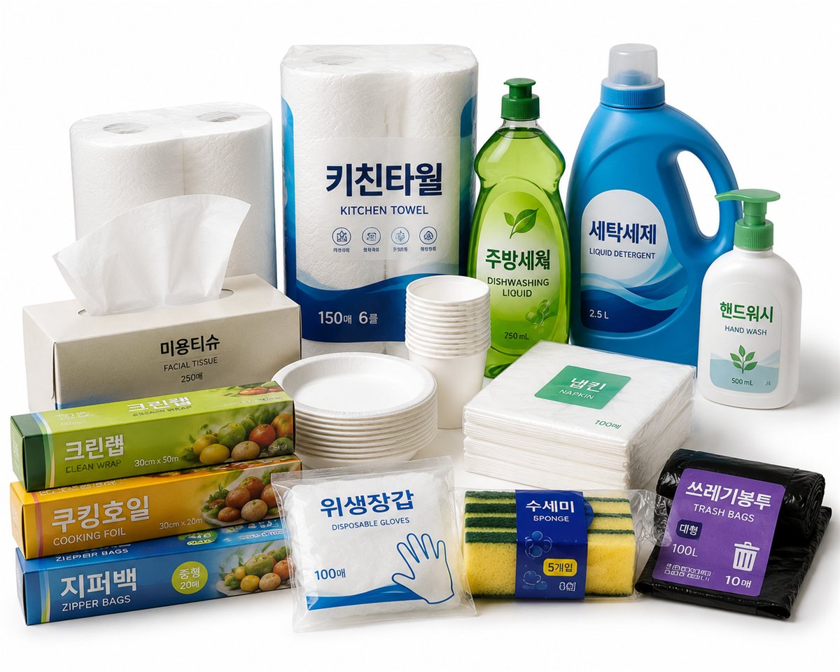 공산품 식자재 - 업소용 공산품 식당 납품 도매